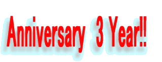Anniversary�@3 Year!! 