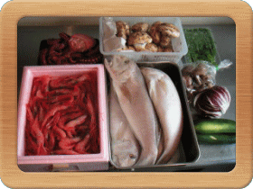 特別メニュー用食材